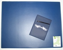 Mata na biurko Q-CONNECT 630x500mm NIEBIESKA z gąbką od spodu KF26797 EAN : 5705831267978 /podkładka na biurko/
