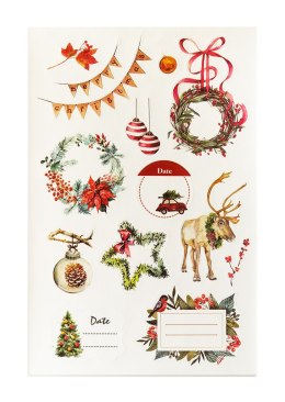 NAKLEJKI ARGO GALERIA PAPIERU ŚWIĘTA półprodukt dekoracyjny 120x180mm /56/ 4 arkusze 254034 EAN : 5903069012050