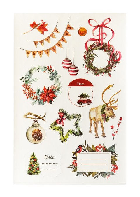 NAKLEJKI ARGO GALERIA PAPIERU ŚWIĘTA półprodukt dekoracyjny 120x180mm /56/ 4 arkusze 254034 EAN : 5903069012050
