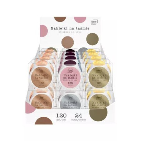 NAKLEJKI INTERDRUK NA TAŚMIE GLAM /24/ EAN : 5902277331601