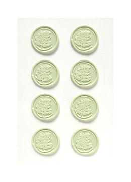 NAKLEJKI PIECZĄTKI GALERIA PAPIERU /8/ PAPROĆ JASNOZIELONY PÓŁPRODUKT DEKORACYJNY 254100 EAN : 5903069066114 /odbicie lakowe/