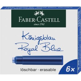 Naboje atramentowe FABER CASTELL NIEBIESKIE /6/ kartonik 185506 FC EAN : 4005401855064
