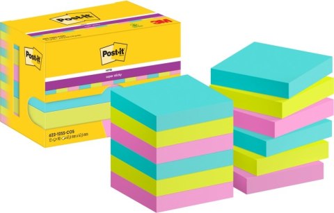 Notes samop. POST-IT 47,6x47,6mm paleta COSMIC SUPER STICKY 90k 3M-4064035065744 EAN : 4064035065737