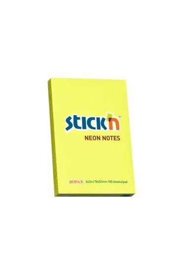 Notes samop. STICK 76x51mm NEON ŻÓŁTY 21132