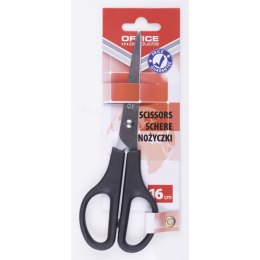 Nożyczki OFFICE PRODUCTS 16cm CZARNE 18251611-05 EAN : 5901503612231