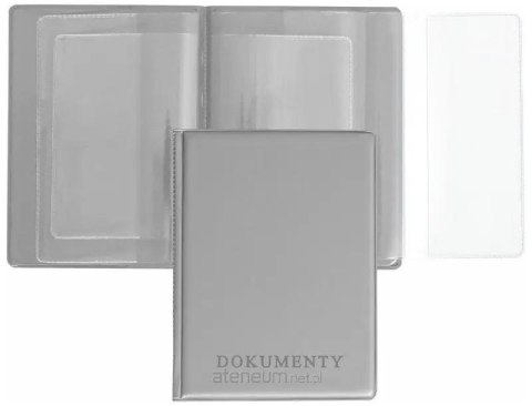Okładka na dokumenty BIURFOL na dowód rejestracyjny KOD-06-01 SILVER EAN : 5907214005225