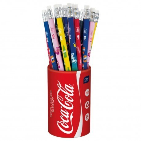 Ołówek INTERDRUK COCA COLA HB z gumką mix EAN : 5902277383068