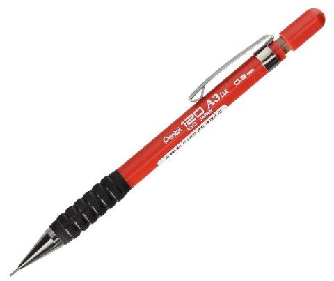 Ołówek automatyczny 0,3 mm Pentel A313 czerwony