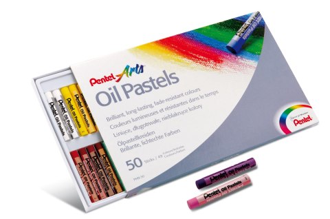 PASTELE PENTEL olejowe 50 kolorów PHN-50 EAN : 4711577003610