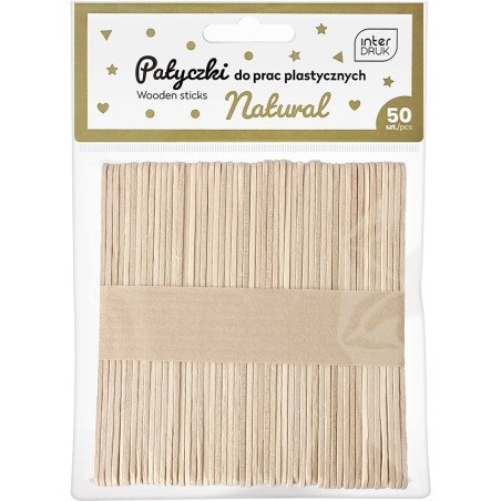 PATYCZKI INTERDRUK NATURALNE 113x10 /50/ EAN : 5902277337269