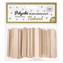 PATYCZKI INTERDRUK NATURALNE 65x10 /50/ EAN : 5902277337283