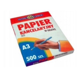 Papier kancelaryjny INTERDRUK A3/500 KRATKA