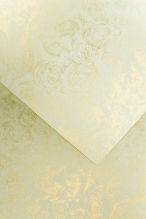 Papier ozdobny GALERIA PAPIERU A4/20 250g RÓŻE KREMOWY 202902