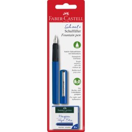 Pióro FABER-CASTELL wieczne SZKOLNE NIEBIESKIE 6 naboi 149811 FC EAN : 4005401498117