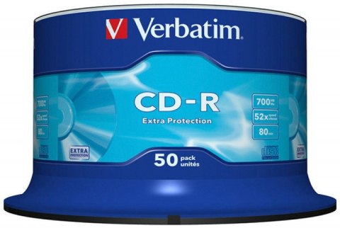 Płyty Verbatim CD-R Extra Protection cake box 50 szt.