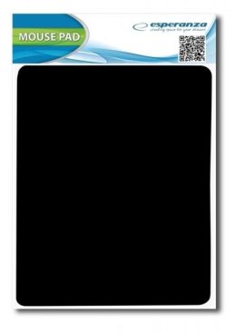 Podkładka pod mysz ESPERANZA material CZARNA EA145K EAN : 5901299908426