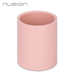 Pojemnik na długopisy DELI NUSIGN ENS023-P RÓŻOWY kubek okrągły 83x95mm EAN : 6942233663116