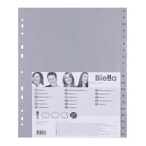Przekładka BIELLA PP SZARE A-Z 471 423.00