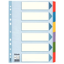 Przekładka ESSELTE Mylar 6 kolorów 100168