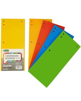 Przekładka papierowa D-RECT 1/3 A4 MIX KOLORÓW 009783 EAN : 5907814638076