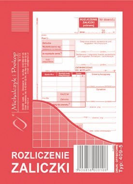 RZ Rozliczenie zaliczki Michalczyk i Prokop
