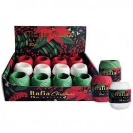 Rafia na szpulce 20m INTERDRUK CHRISTMAS EAN: 5902277354204