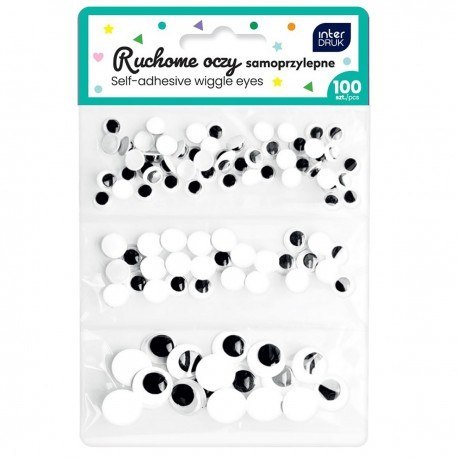 Ruchome oczy samoprzylepne INTERDRUK /100/ EAN : 5902277356888