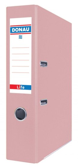 Segregator DONAU A4/75mm LIFE lakierowany RÓŻOWY PASTEL 3966001PL-30 EAN : 5901503610558