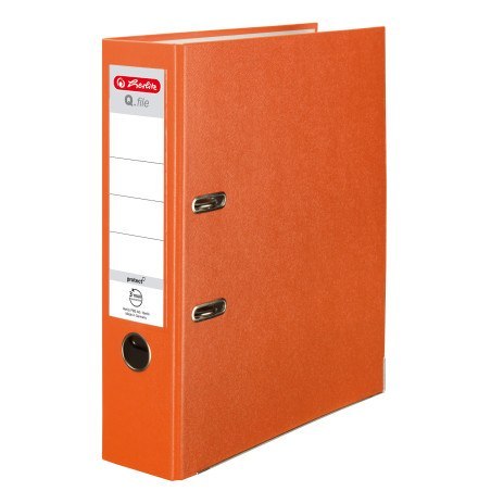 Segregator HERLITZ A4/80mm PP POMARAŃCZOWY 0011178944