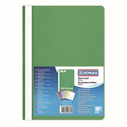 Skoroszyt DONAU A4 miękki 1702001PL-06 ZIELONY