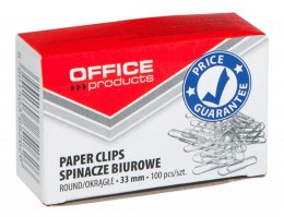 Spinacz 33mm OFFICE PRODUCTS /100/ OKRĄGŁY ZWYKŁY 18083315-19 EAN : 5901503652626