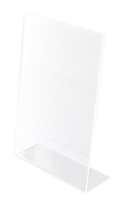 Stojak Q-CONNECT A-5 na ulotki PLEXI 15x21cm PIONOWY KF18033 EAN : 5705831180338