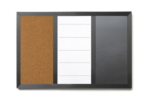 Tablica ARGO 3W1 40x60cm / korkowa , kredowa , magnetyczna / w ramie 255014
