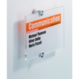 Tabliczka informacyjna Durable Crystal Sign 148 x 105 mm