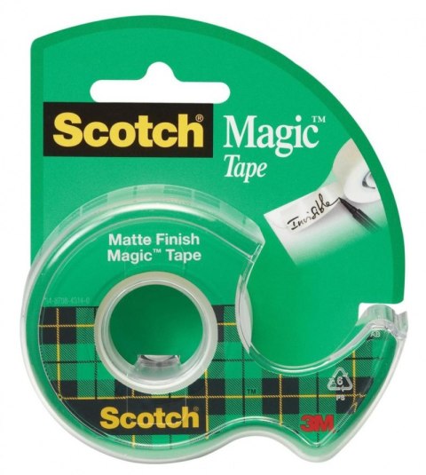 Taśma klejąca Scotch Magic na podajniku 19 mm x 7,5 m
