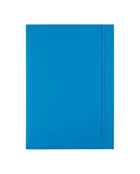 Teczka D.RECT A4 na gumkę 300g NIEBIESKA 009079