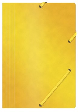 Teczka OFFICE Q-CONNECT 390g PRESZPANOWA ZÓŁTA 21194011-06
