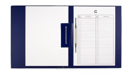 Teczka na akta osobowe BIURFOL A4/3cm z wąsem (B W) GRANATOWA TD-01-05