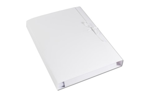 Teczka wiązana biała A4 300g BARBARA ISO-9706 bezkwasowa do archiwum 082023 rozmiar 320x250x50mm EAN : 5906099014599