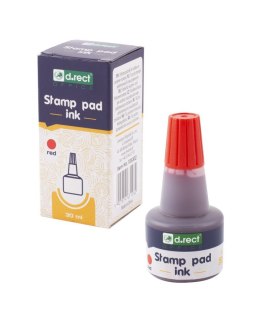 Tusz do pieczątek DRECT CZERWONY 30ml 105302