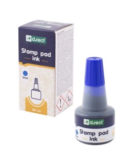 Tusz do pieczątek DRECT NIEBIESKI 30ml 105304