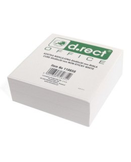Wkład do kubika biały 85x85x30mm D.RECT nieklejony 110658 EAN : 5902308726352