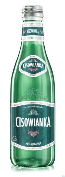 Woda mineralna CISOWIANKA 300ml CLASSIQUA niegazowana /24/ szklana butelka