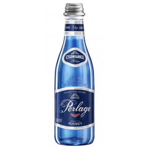Woda mineralna CISOWIANKA 300ml PERLAGE /24/ szklana butelka EAN : 5902078004605/5902078310003
