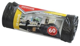Worki na śmieci OFFICE PRODUCTS 60L /50/ standard CZARNE 22021123-05 EAN : 5901503651117