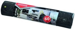 Worki na śmieci OFFICE PRODUCTS 60l /10/ grube mocne CZARNE Z TAŚMĄ 22023222-05