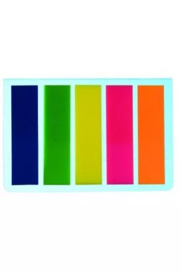 Zakładka indeksująca D.RECT DELI PET 45x12mm 5x25 009354