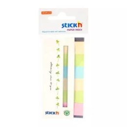 Zakładka indeksująca STICK 45x15mm 6 kolorów NEON ECO 180k nr 21597