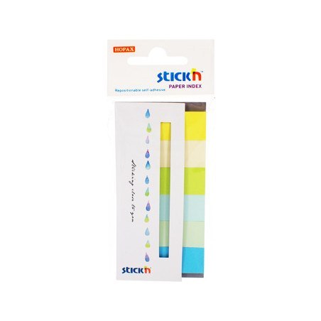Zakładka indeksująca STICK 45x15mm 6 kolorów NEON Summer 180k nr 21596