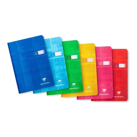 Zeszyt CLAIREFONTAINE A5/16k = LINIA KOLOROWA 90g EAN : 3329680635294
